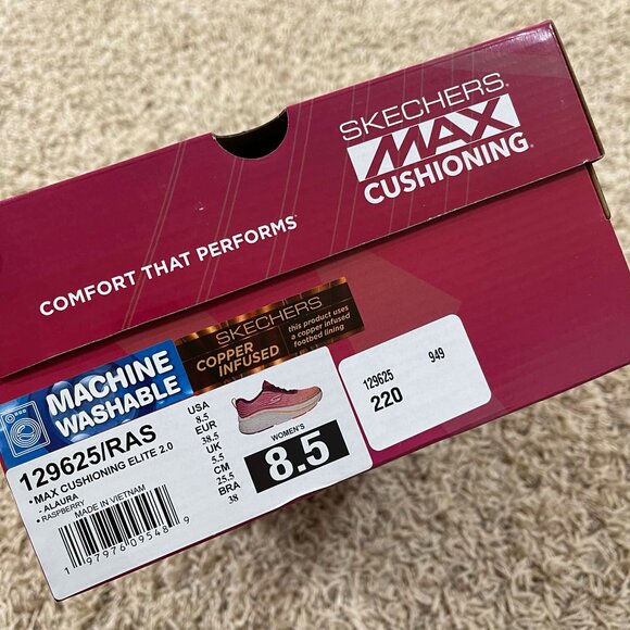 Skechers Women's Max Cushioning Elite 2.0 Alaura Athletic Running Shoes Size 8.5 - Picture 12 of 16